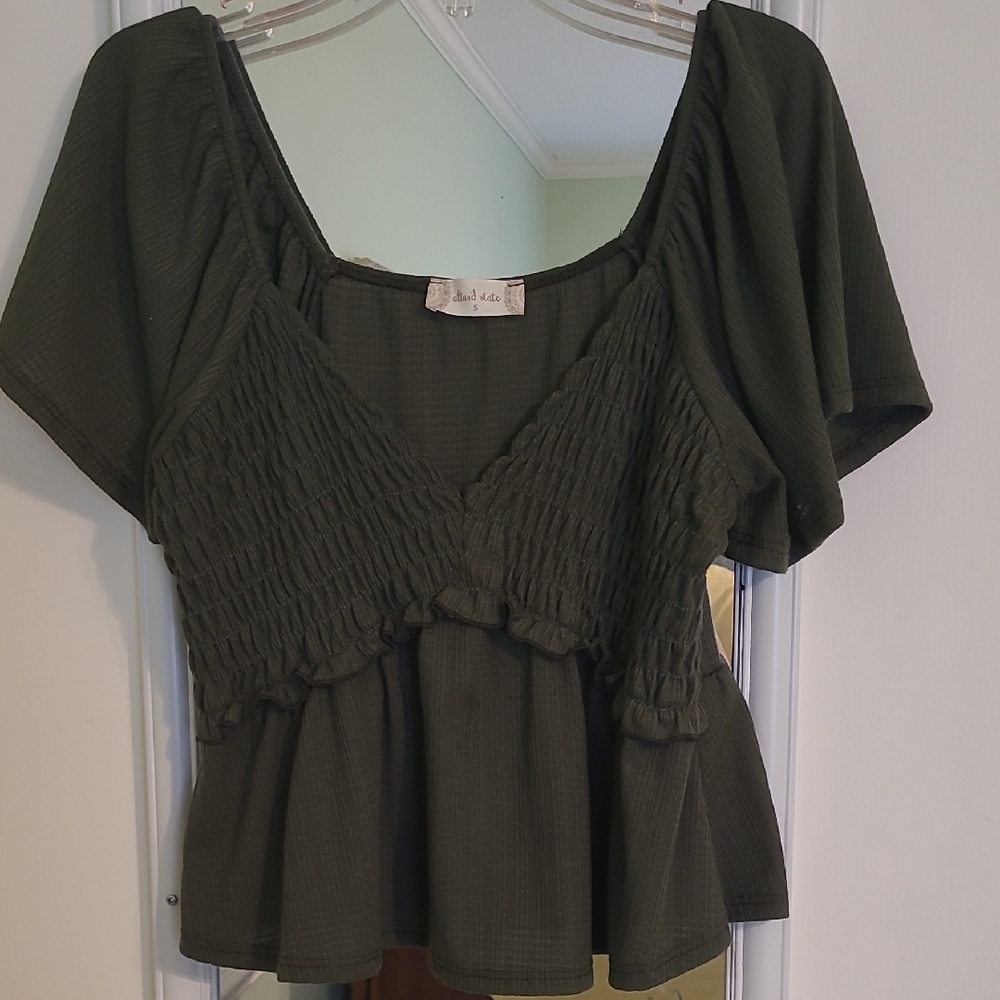 Women's Green Top